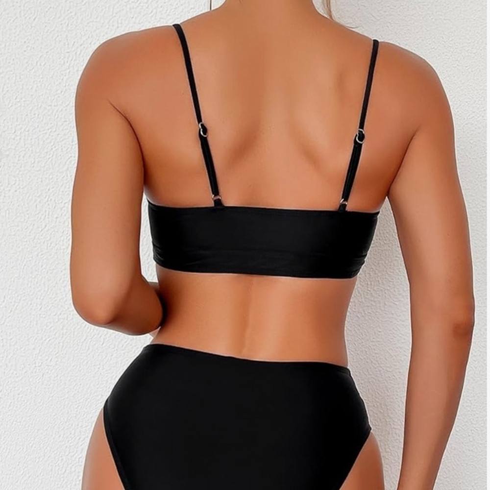 Swimsuit Bikini Set with Cutout Design NWOT - Picture 2 of 4